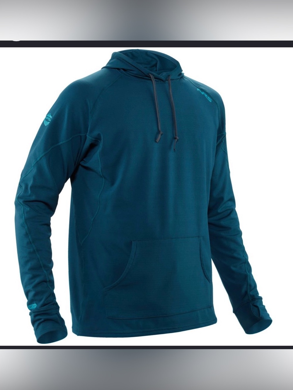 NRS Men’s H2Core Lightweight Hoodie Blue , size M